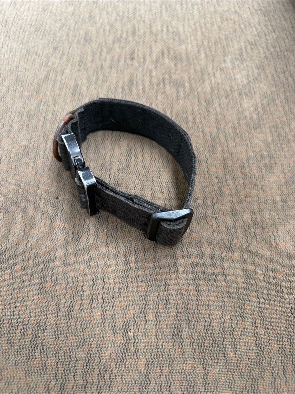 Black Canvas Adjustable Wrist Strap